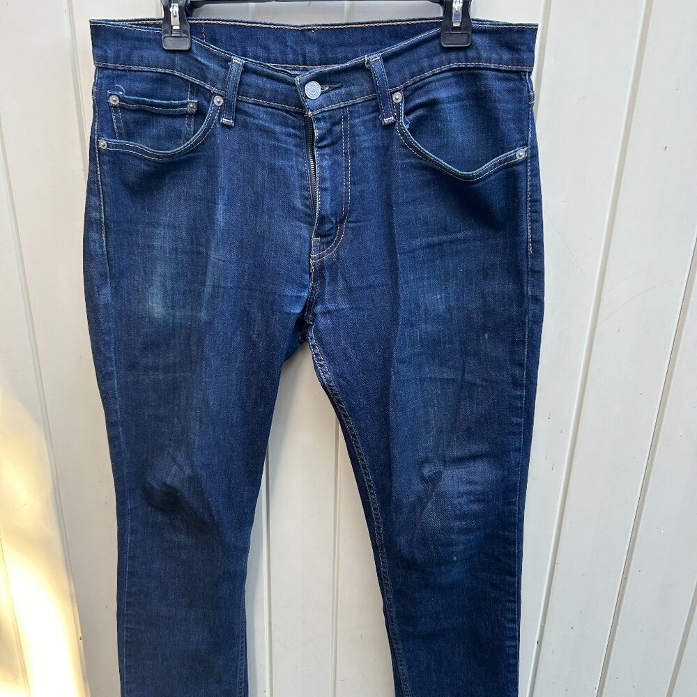Levi's 511 Slim Stretch Dark Blue Jeans W33L32